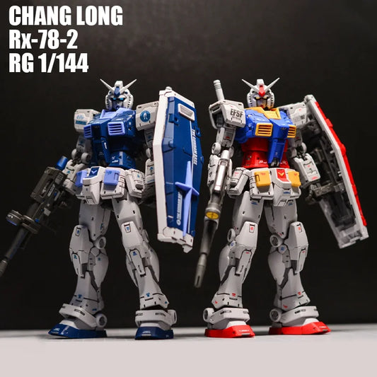 5501 Changlong Rx-78-2 Ver 2.0 RG 1/144 Base Color Assembly Model Kit Rx 78 2 Toys Movable Joints Robot Models Mecha Kids Gift