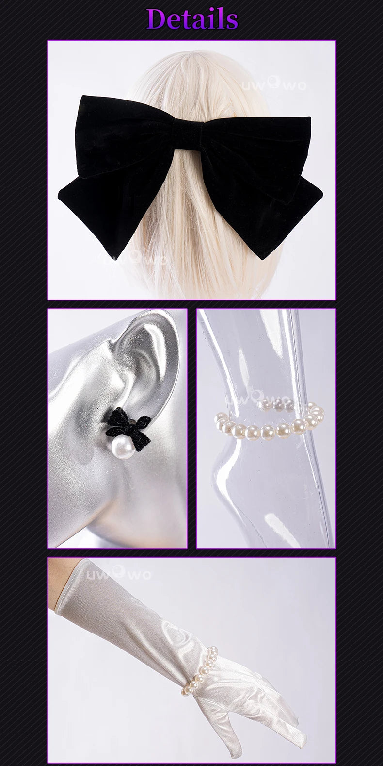 IN STOCK UWOWO Kafka Cosplay Game Honkai Star Rail Fanart Kafka Gown Cosplay Costume Halloween Costume