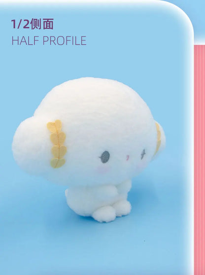 Sanrio New Kawaii Cute Cogimyun Kogimyun Plush Keychain Kids Stuffed Plush Toys Small Pendant Birthday Gifts For Children Girls