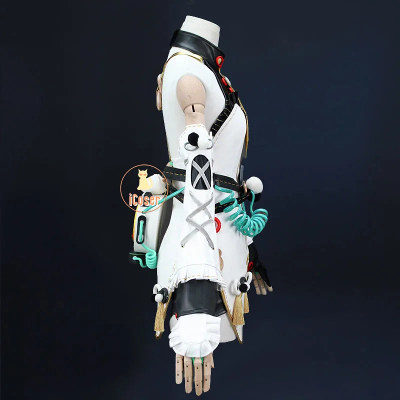 Dialyn Cosplay Costume Wig Zenless Zone Zero Uniform Earrings Headwear Telephone Prop Halloween Party Carnival for Women Girls