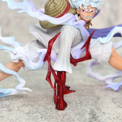 18cm One Piece Sun God Nica Luffy awakens in 5th gear Action Figure Model Statue Toys Collection Decoration Model Toys Gift