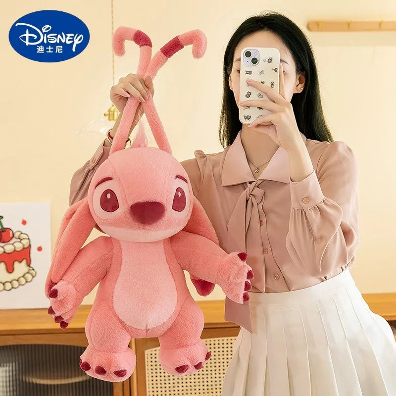50/70/90cm Super Big Size Stitch Disney Anime Plush Stuffed Doll Angel Decoration Plushies Children Pillow Ornament Holiday Gift