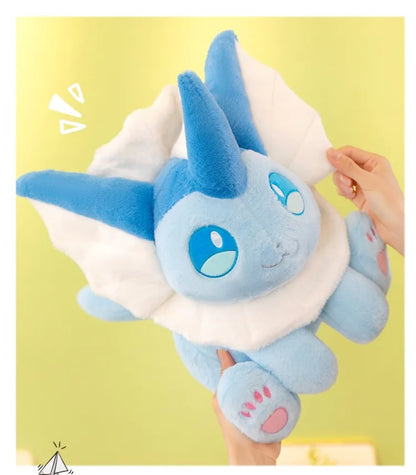 30-60CM Big Size Pokemon Plushies Vaporeon Kawaii Peluche Cartoon Anime Stuffed Animal Comfortable Soft Doll Children Toy Gift