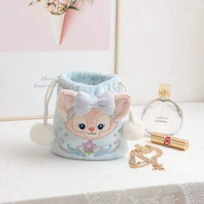 Disney Stella Gelatoni Plush Cosmetic Bag Cartoon Anime LinaBell Shoulder Bag Coin Purse Bundle Pocket Gifts For Girl