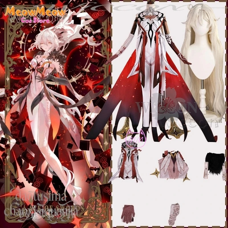 Genshin Impact Asmoday Adult Jumpsuit Polyester Costume