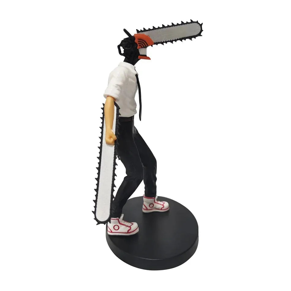 Viral Chainsaw Man Denji Collectible Figure - Car & Room Dual-Use Decoration, Poseable Doll, Christmas & New Year Holiday
