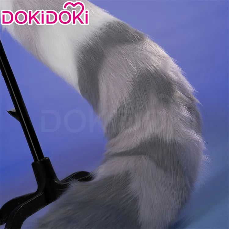 Seth Ellen Joe Hoshimi MiyabI Ju Fufu Von Lycaon Tail Ears Cosplay Props Game Zenless Zone Zero DokiDoki 125cm Tail Halloween