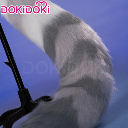 Seth Ellen Joe Hoshimi MiyabI Ju Fufu Von Lycaon Tail Ears Cosplay Props Game Zenless Zone Zero DokiDoki 125cm Tail Halloween