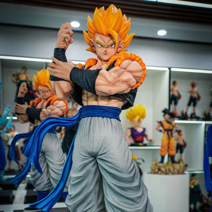 Jt Statue Gogeta Vegetto Figure Dragon Ball Jt Vegetto Gogeta Statue with Base Super Saiyan Action Figures Collection Model Toys