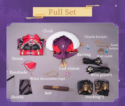 LAST BATCH UWOWO Genshin Impact Beidou Cosplay Game Liyue Uncrowned Lord of the Ocean Halloween Christmas Costume Outfit