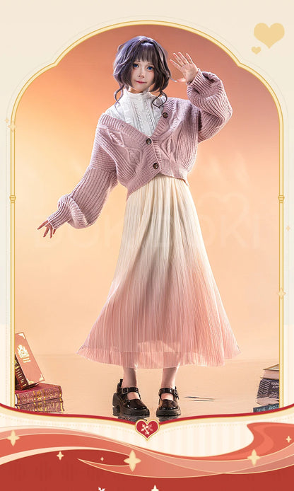 IN STOCK Waguri Kaoruko Cosplay Costume Anime The Fragrant Flower Blooms with Dignity DokiDoki-R Women Suit Halloween Cosplay