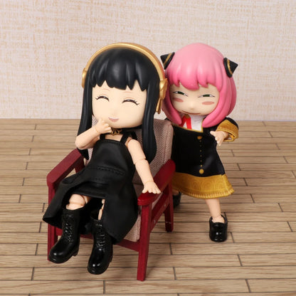 Anime Figure SPY×FAMILY Yor Forger Yor Briar PVC Action Figure Thorn Princess Cartoon Toys for Children 10cm Collector Ob11
