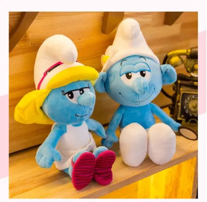 New 40cm Cartoon Character Creative Smurf Cute Plush Toy Kawaii Doll Children’s Soothing Toy Birthday Gift Christmas Gift