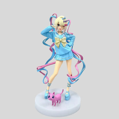 Pretty Girl Super Angel-Chan - Premium Anime Figurine Cute Vtuber Girl Collectible Model Decoration Perfect Gift For Anime