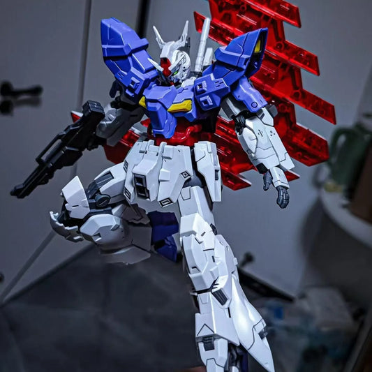 In Stock JUJIANG Model Moon HG 1/144 AMS-123X-X Long Rifle Equipped Assembly Model Kits Action Figures Robot Mecha Kids Gifts