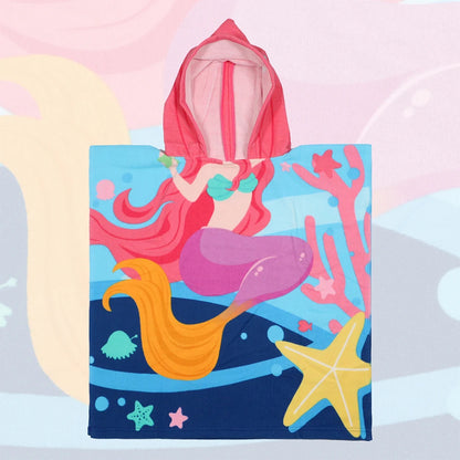 80-130cm Baby Bathing Towel Towel Kids Hooded Bath Beach Poncho Towels Shark Dinosaur Stitch Bathrobe Child Towels