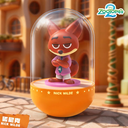 52TOYS Zootopia Nick Judy Night Light 9cm PVC Model