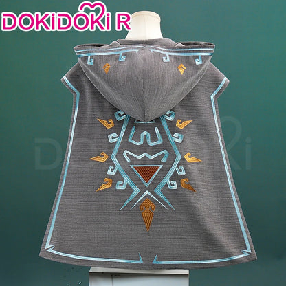 IN STOCK Linkk Cloak Cosplay Game Cosplay Costume【S-3XL】DokiDoki-R Cloak Linkk Cosplay Plus Size Grey Cape Halloween Cloak