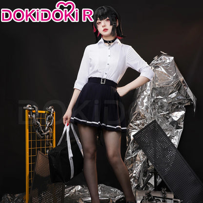 IN STOCK Ellen Joe Cosplay Costume Game Zenless Zone Zero Cosplay DokiDoki-R Women Cute JK Uniform Ellen Joe Cosplay Tail