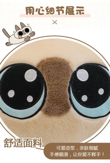 30-50cm Siamese Cat Animals Stuffed Doll Super Soft Home Office Decor High Quality Rabbit Toys Girls Boys Christmas Presents
