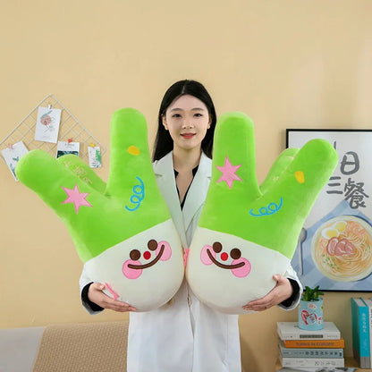New 40-60cm Creative Cute Scallion Bright Pillow Large Cloth Doll Plush Toy Sleeping Doll Children's Girl Birthday Gift