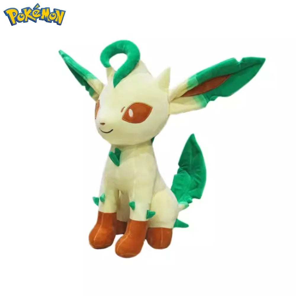 50CM Pokemon Plushies Leafeon Cartoon Anime Stuffed Pocket Monster Kawaii Ornament Comfortable Soft Doll Children's Toys Gift