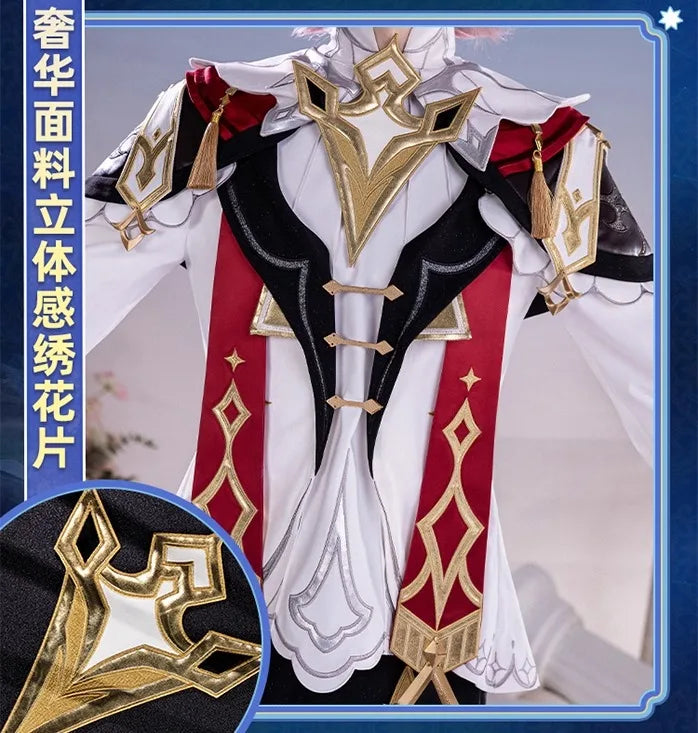 iCoser Genshin Impact Dahlia Cosplay Costume Wig New Skins Uniform Hat Festival Halloween Party for Women Men Carnival Outfit