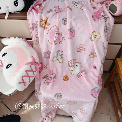 Sanrio Lolita My Melody Headrest Back Cushion Car Seat Belt Cover Stuffed Anime Kuromi Cuddly Pillow Plushies Xmas Gifts Girl