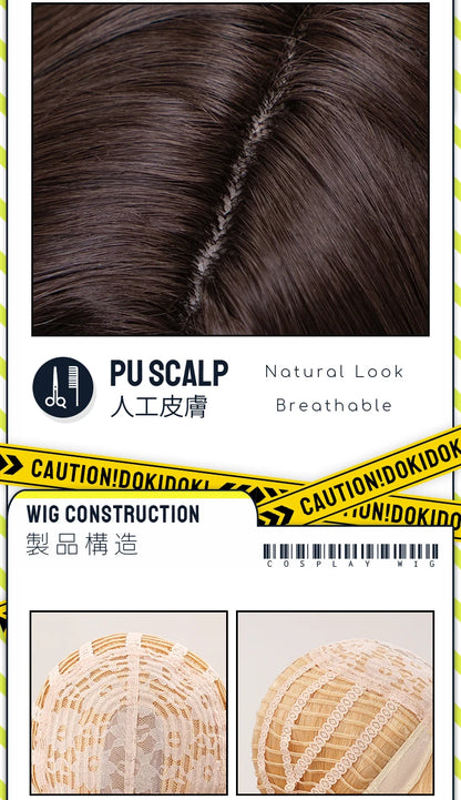 Glinda Elphaba Cosplay Wig Anime Wicked DokiDoki Front Lace Wig Golden Long 60cm Hair Glinda Cosplay Elphaba Hat Free Cap