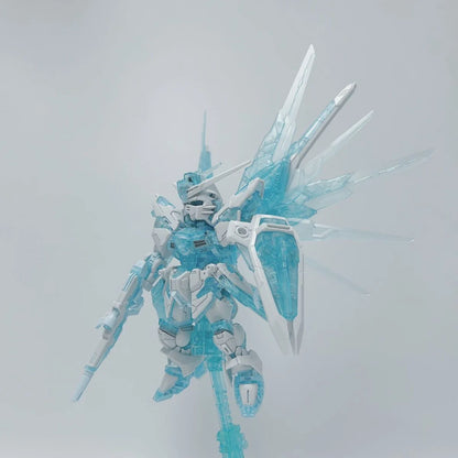 In Stock GAOGAO Strike Freedom Mgsd Assembly Model Kit Toy Ice Blue Color Transparent Version Action Figures Robot Model Mecha