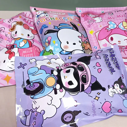 12pcs New Sanrio Kuromi Melody Papacha Dog Blind Box Stationery Set Surprise Blind Bag Student Gift Reward Wholesale