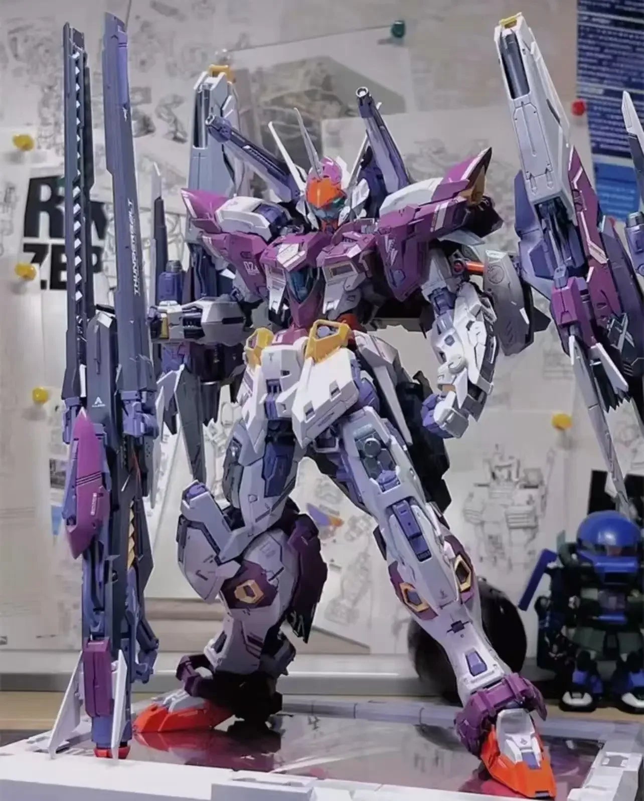 IN ERA MG 1/100 THUNDERBOLT Cosmic Combat Robot RMD Assembly Model Kit Action Figure Plastic Toy Gift