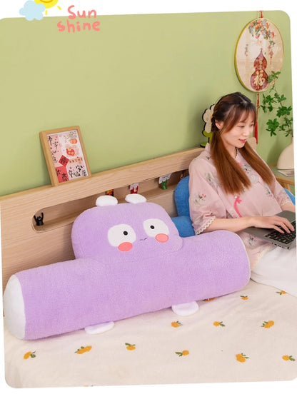 New Cute Car Cushion Office Seat Lumbar Support Creative Sofa Pillow Multifunctional Foot Cushion Nap Pillow