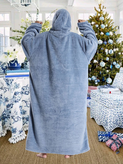 Women Hoodies Autumn Winter Extra Long Oversized Loungewear Clothes Couple Hoody Pajamas Warm Blanket Hoodie Plush Men Homewear
