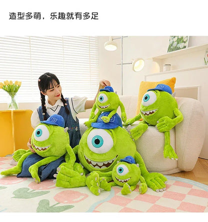 80cm Big Size Disney Mike Wazowsky Monsters University Monsters, Inc. Plushies Pillow Doll Stuffed Animal Cartoon Anime Toy Gift