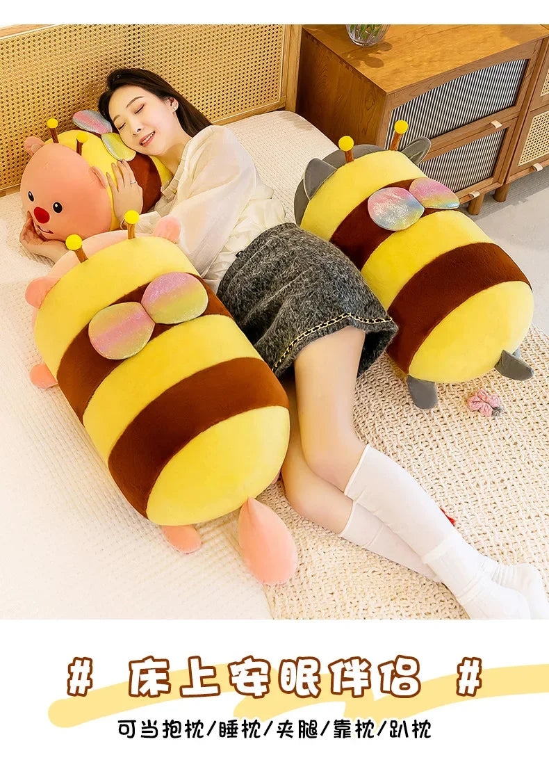 75CM Cute Soft Kawaii Honey Husky  Plush Toys Dog Stuffed Animals Long Pillow Doll for Kids Girlfriend Birthday Gift Home Decor