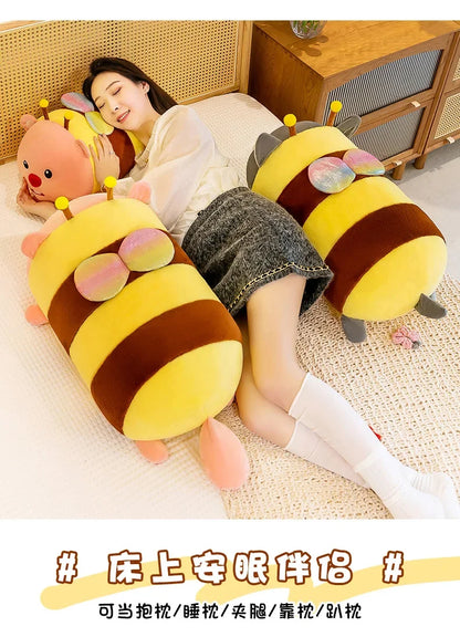 75CM Cute Soft Kawaii Honey Husky  Plush Toys Dog Stuffed Animals Long Pillow Doll for Kids Girlfriend Birthday Gift Home Decor