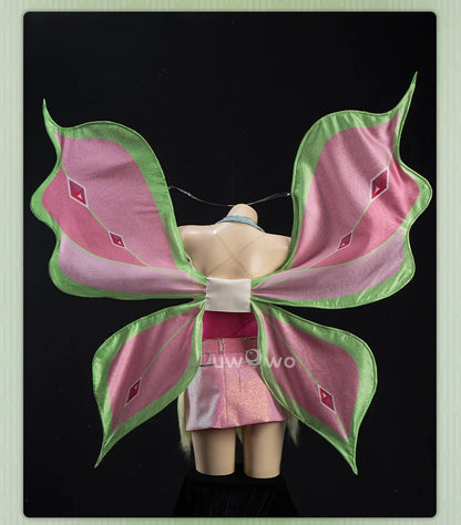 PRE SALE UWOWO Flora Cosplay Anime Flora S4 Winter Fairy Club Transformation Cosplay Costume S-3XL Halloween Costume