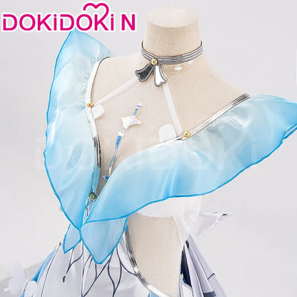 IN STOCK The Shorekeeper Cosplay Costume Game Wuthering Waves【XS-3XL】DokiDoki-N Women Blue Christmas Costume Dress Plus Size
