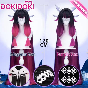 IN STOCK Columbina Cosplay Game Genshin Impact Fatui Harbinger Cosplay Costume DokiDoki-SR Cloak Women Cosplay Christmas