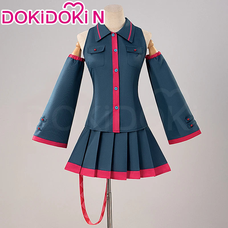 IN STOCK Tetoo Kasanee Cosplay Costume Game Cosplay【S-2XL】DokiDoki-N Women Suit Blue Uniform Tetoo Cosplay Plus Size