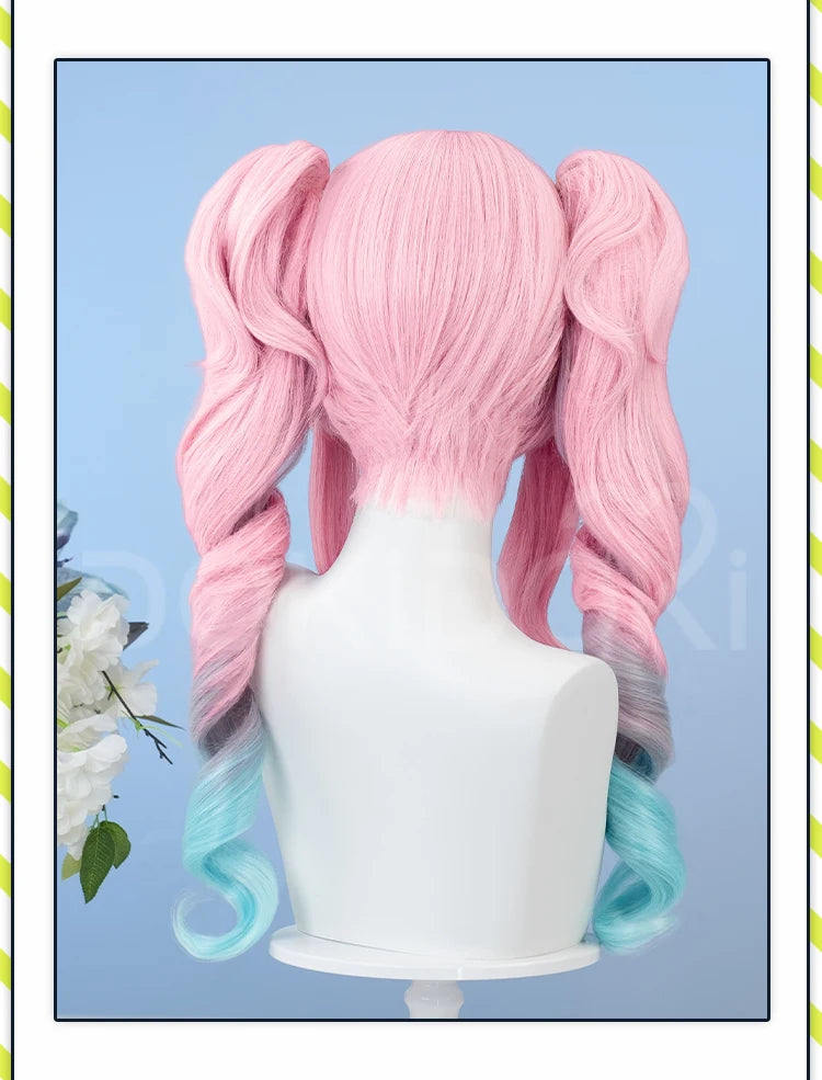 IN STOCK Castorice Hyacine Wig Game Honkai: Star Rail DokiDoki Halloween 100cm Long Hair Castorice Cosplay Headwear Free Cap
