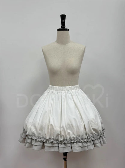 IN STOCK Akiyamaa Mizuki Mikuu Cosplay Costume Game Cosplay【XS-2XL】DokiDoki-R Women White Lolita Dress Mizu5 Cosplay Plus Size