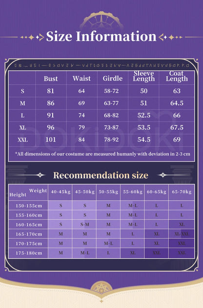 IN STOCK Cyrene Cosplay Costume Game Honkai: Star Rail【S-2XL】DokiDoki-SR HSR Metal Accessories Cyrene Wig Plus Size