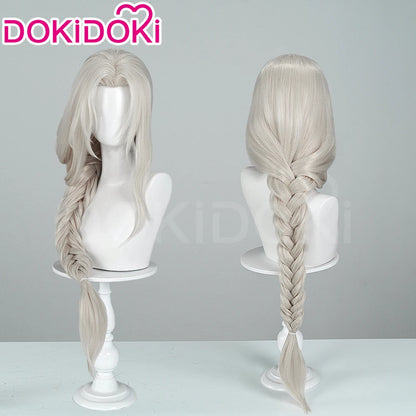 IN STOCK The Fire Keeper Ciaran Wig Game Dark Souls Cosplay Wig DokiDoki Women 80cm Long Hair Cosplay Eye Mask Free Wig Cap