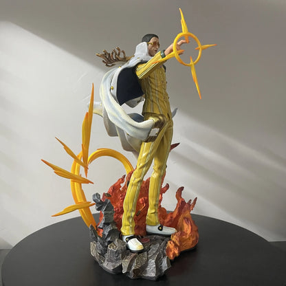 ONE PIECE Kizaru Borsalino Anime Figure Three Major Generals of The Navy Borsalino PVC Statue Collection Model Ornament Gift Toy