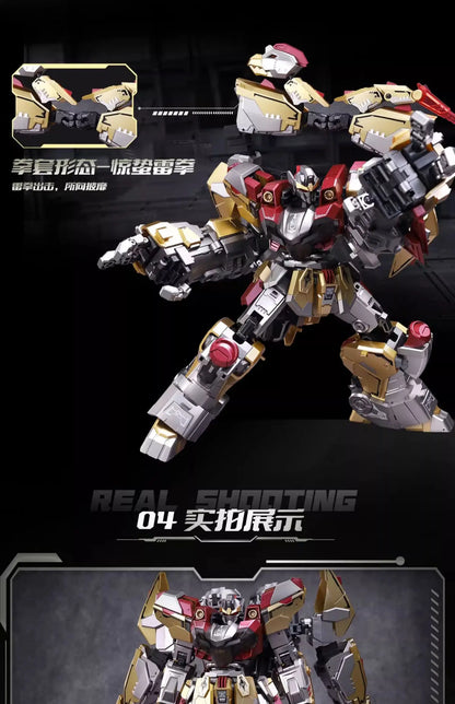 BRONTOSOLID TA-LYL004 Legendary Class Alloy Frame Metal Skeleton Action Figure Fully Poseable Mecha Warrior Assembly Model Gifts