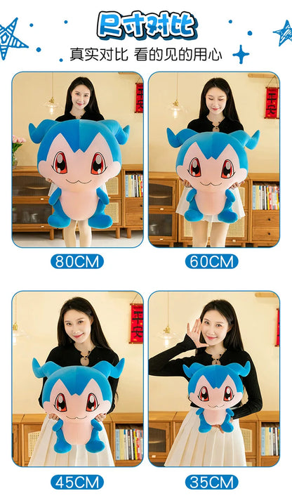 35/45/60CM Large Big Size Chibimon Plushies Kawaii Cartoon Anime Doll Comfortable Soft Doll Children's Ornament Toy Gifts