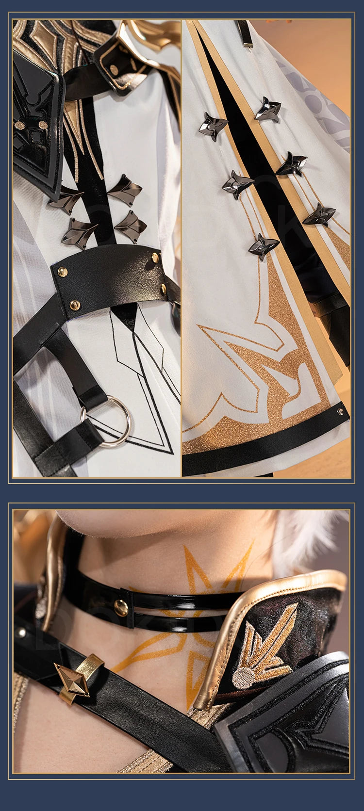 Phainon Cosplay Costume Game Honkai: Star Rail DokiDoki-SR HSR Phainon Cosplay Metal Accessories Men Halloween Costume