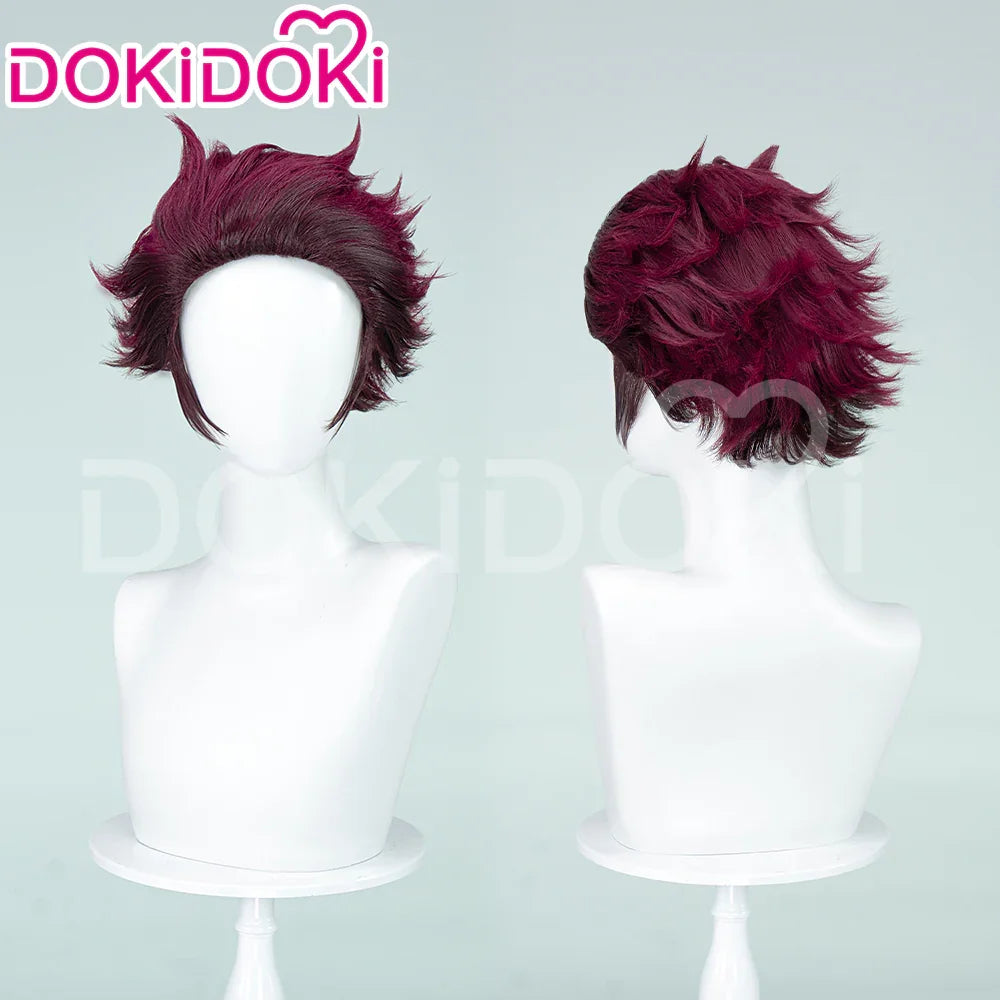 Tanjirouu Nezukoo Zenitsuu Mitsurii Shinobu Akazaa Cosplay Wig with Tamayoo Hairpin for Women Free Cap - One Size